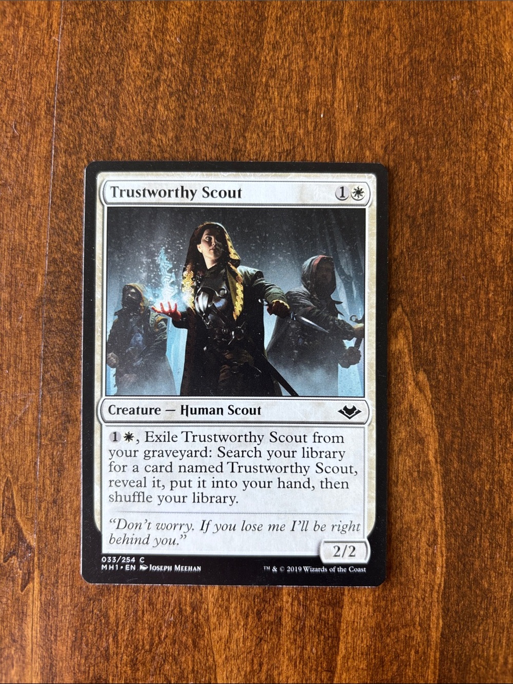 Trustworthy Scout - White Magic: The Gathering Card